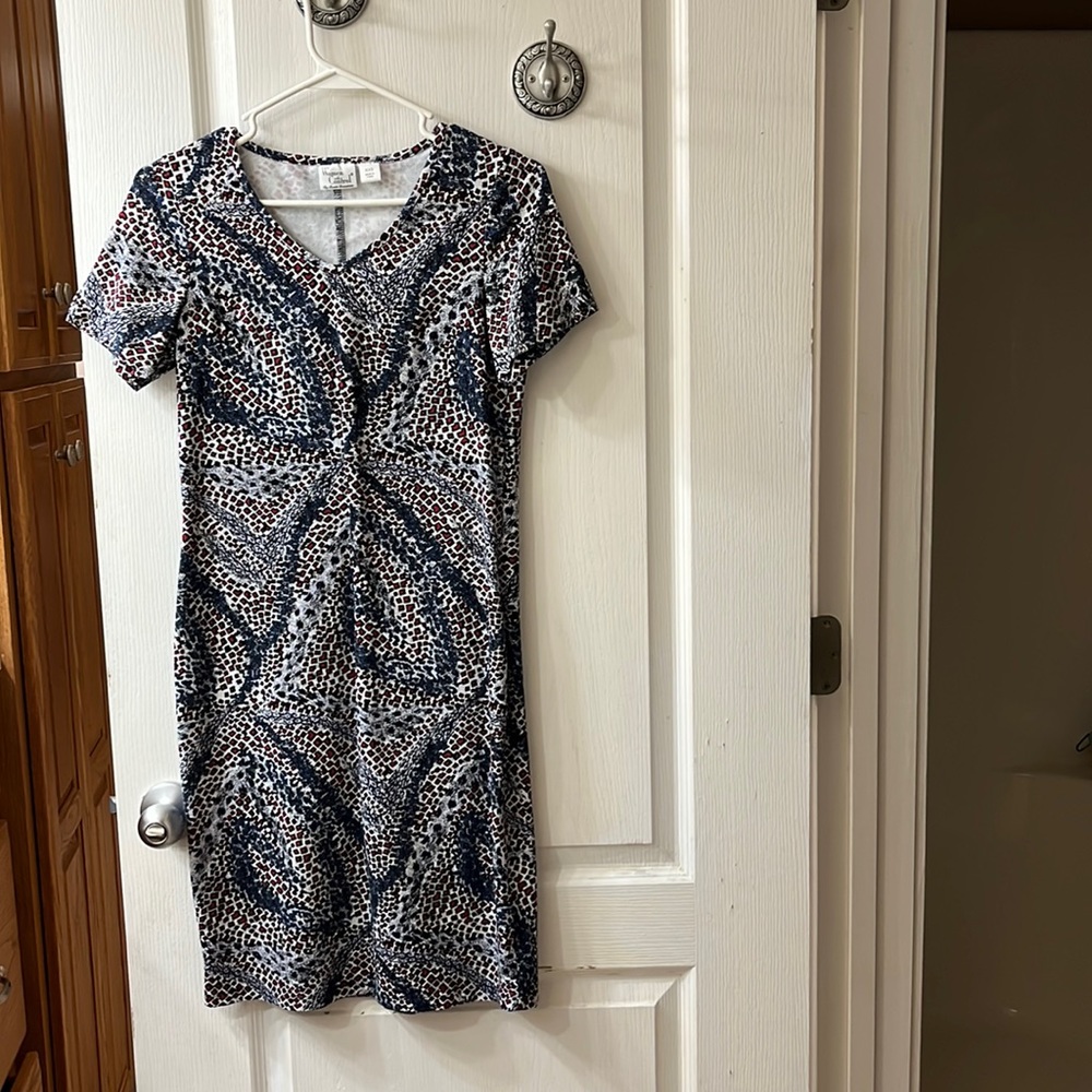 NEW without tags. Women With Control printed dress XXS